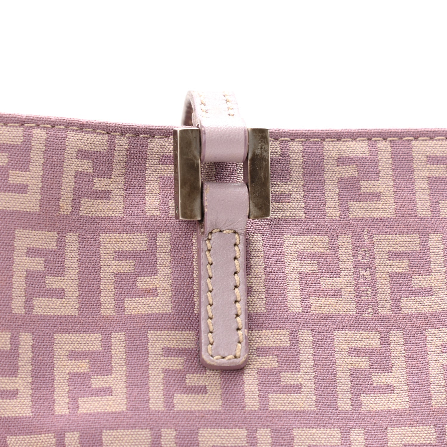 Fendi Zucchino Cuoio Shopping Tote Lilla 11 of 15