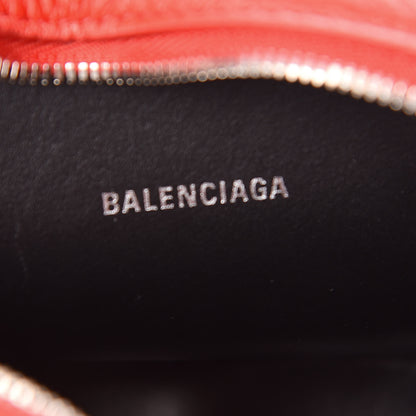 Balenciaga Smooth Calfskin Logo XS Everyday Camera Bag Vivid Red Black 8 of 10