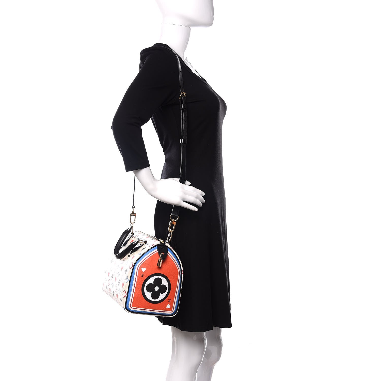 Louis Vuitton Game On Speedy Bandouliere 25 White 2 of 12