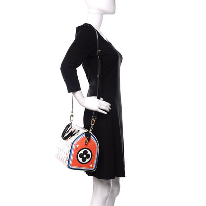 Louis Vuitton Game On Speedy Bandouliere 25 White 2 of 12