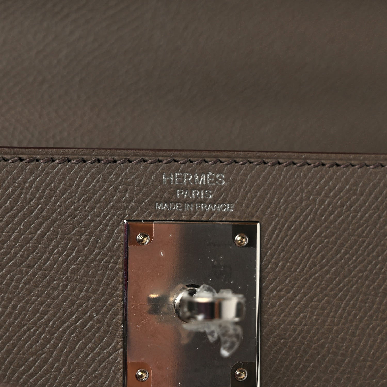 Hermes Epsom Kelly Sellier 28 Etain 6 of 9