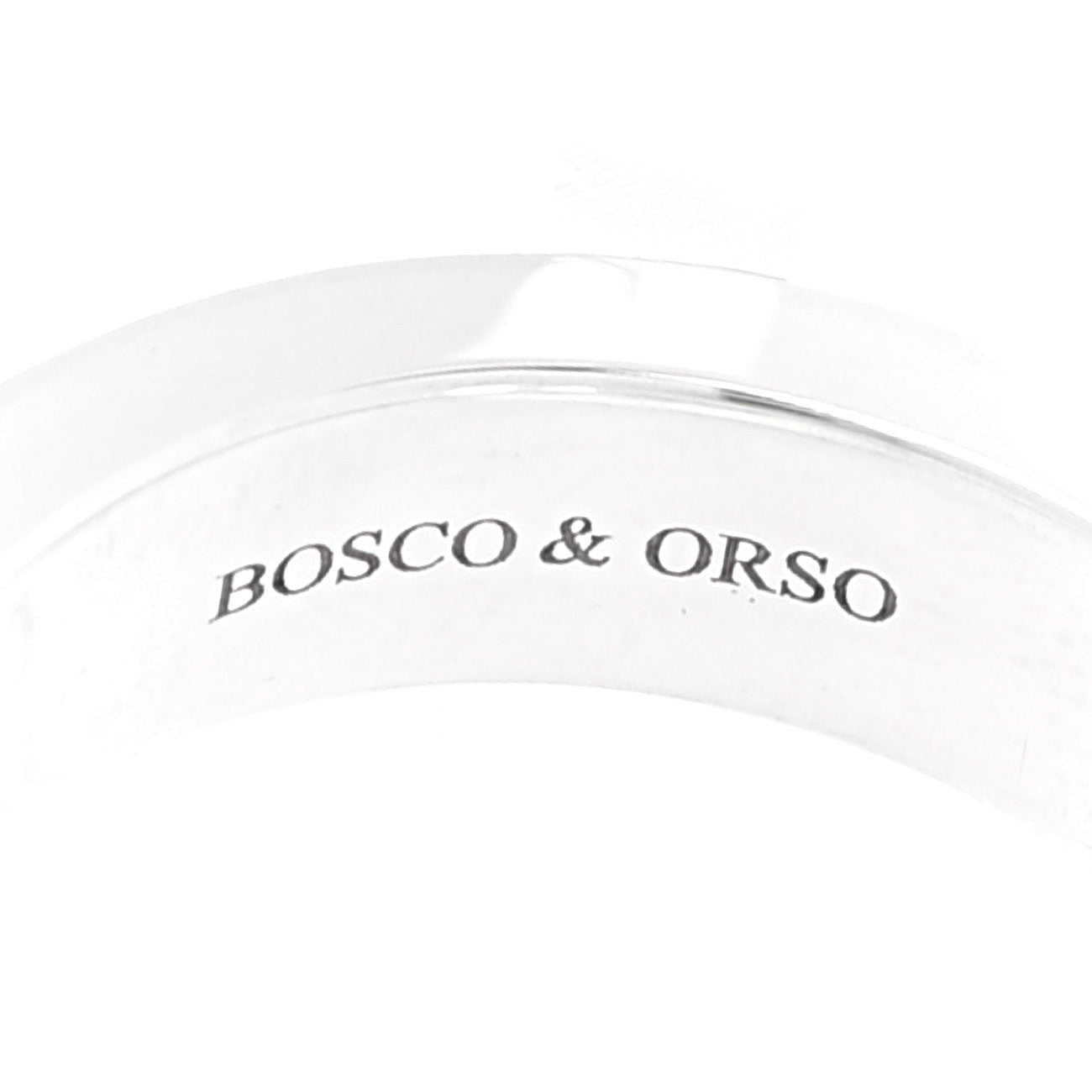 Sterling Silver Enamel Bosco Ring 52 6