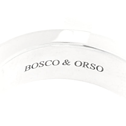 Gucci Sterling Silver Enamel Bosco Ring 52 6 6 of 8