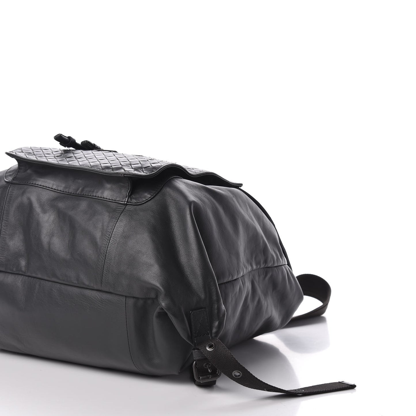 Light Calf Intrecciato Backpack Ardoise