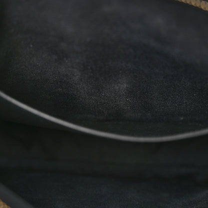 Saint Laurent Grain de Poudre Matelasse Chevron Medium Tribeca Shopping Bag Black 13 of 15