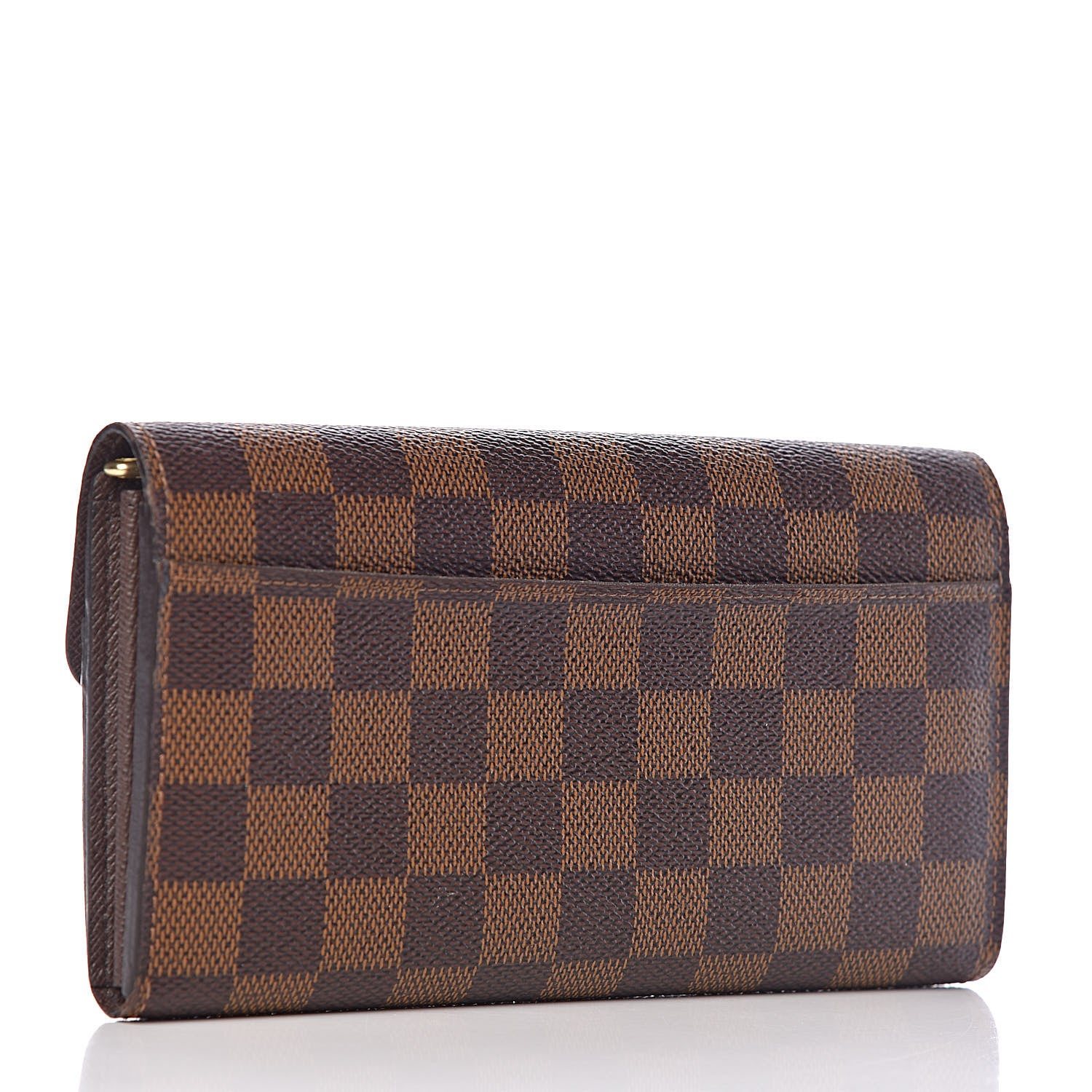 Louis Vuitton Damier Ebene Sarah Wallet NM 3 of 10