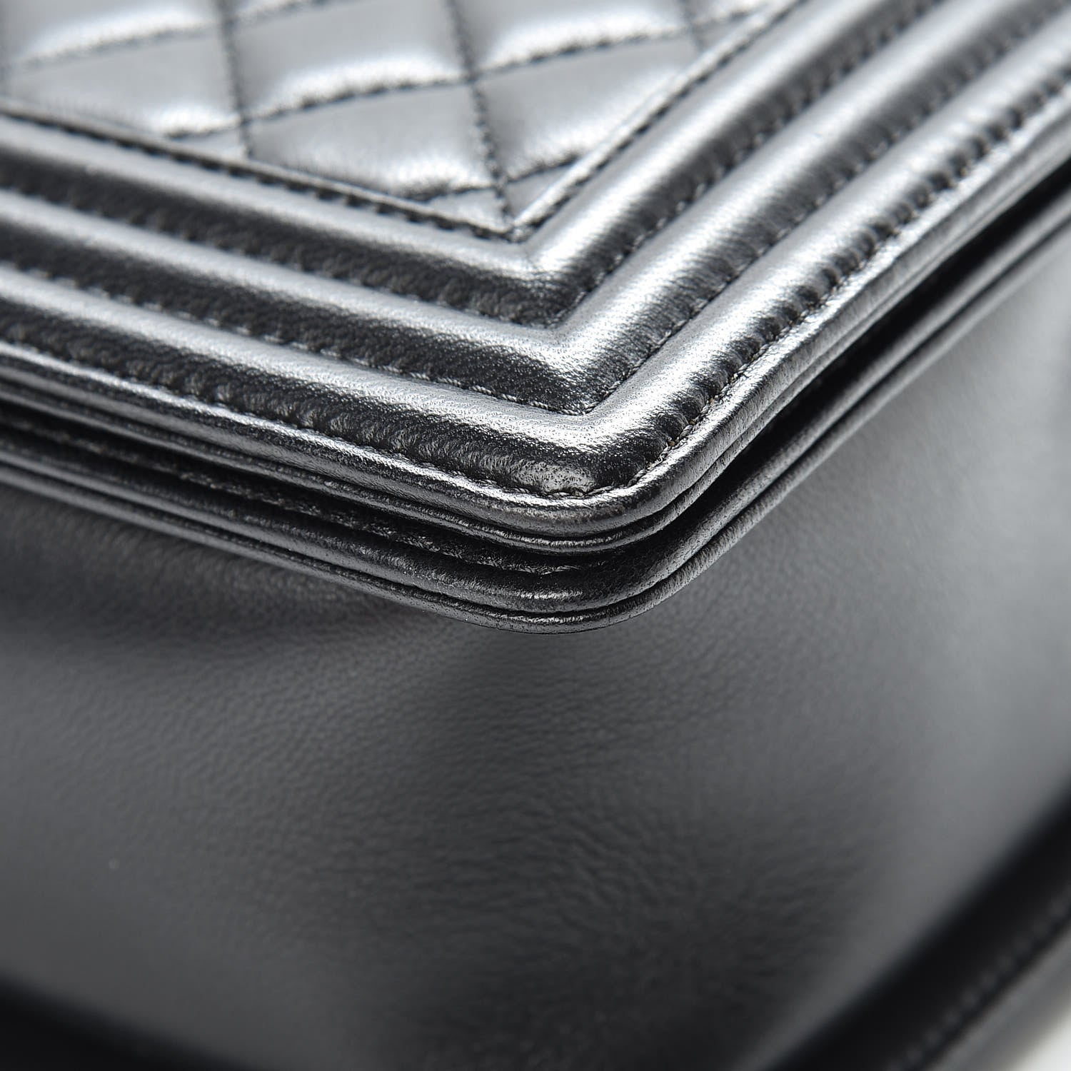 Chanel Lambskin Quilted New Medium Boy Flap Black 10 of 14