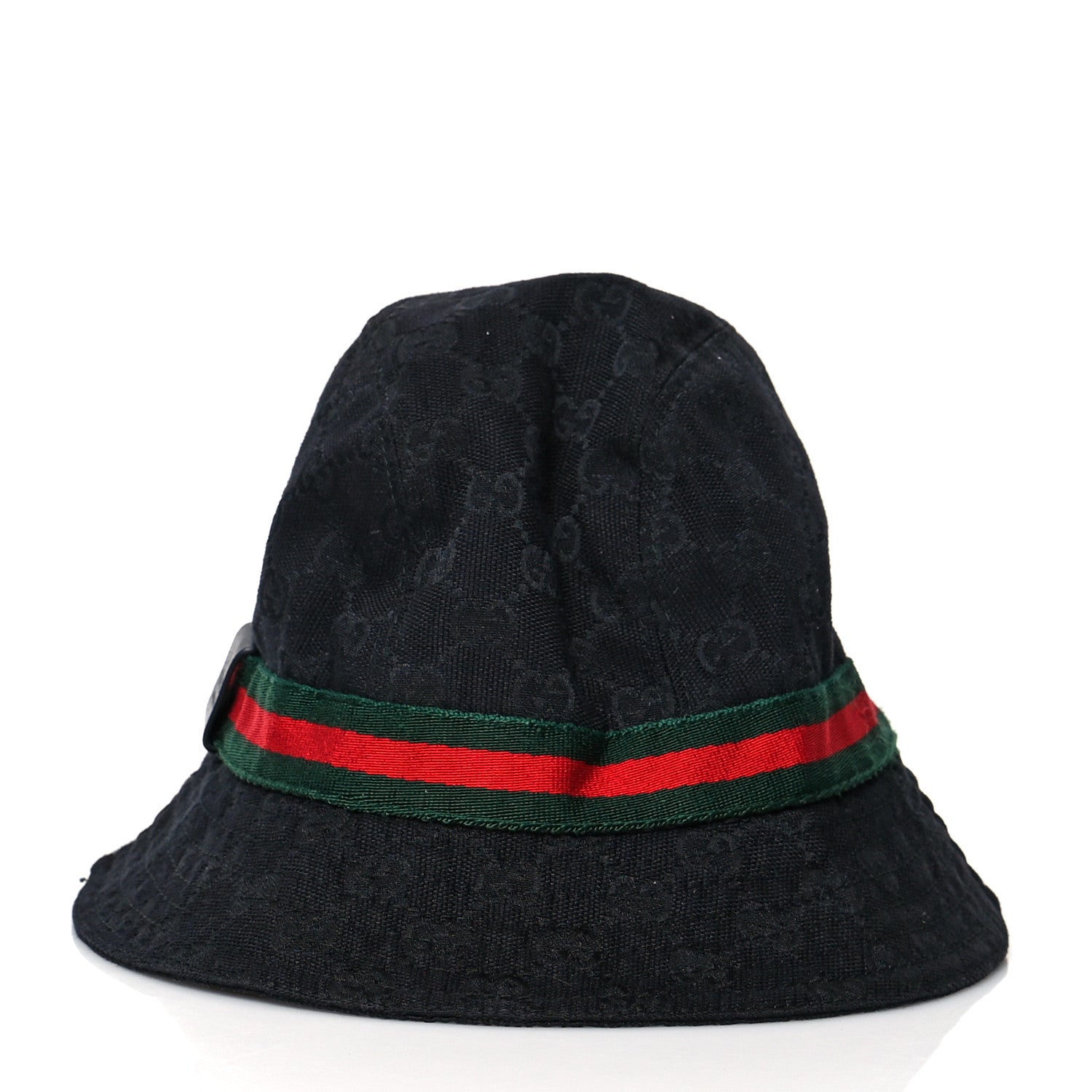 Gucci Monogram Web Bucket Hat S Black 5 of 8