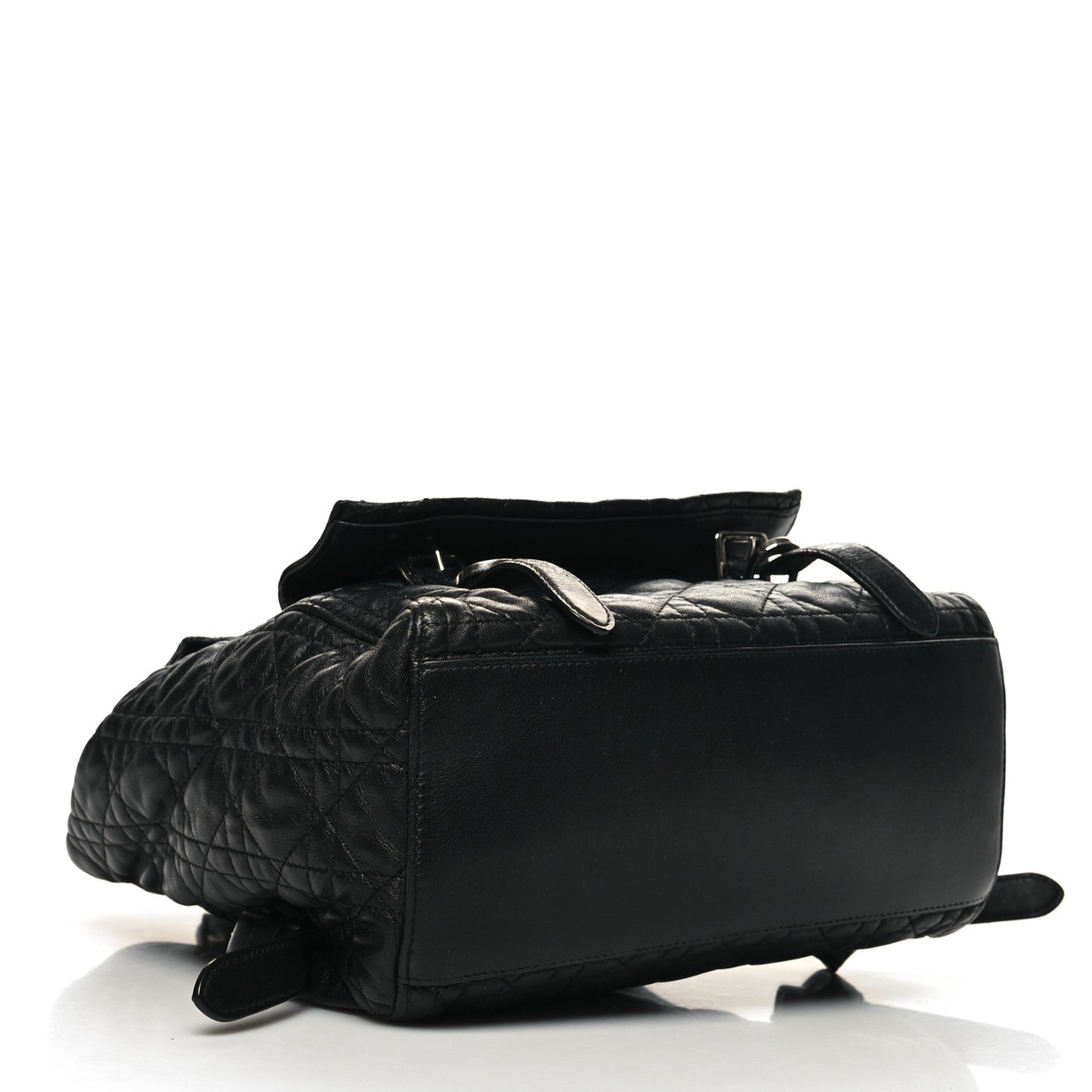 Lambskin Cannage Large Stardust Backpack Black