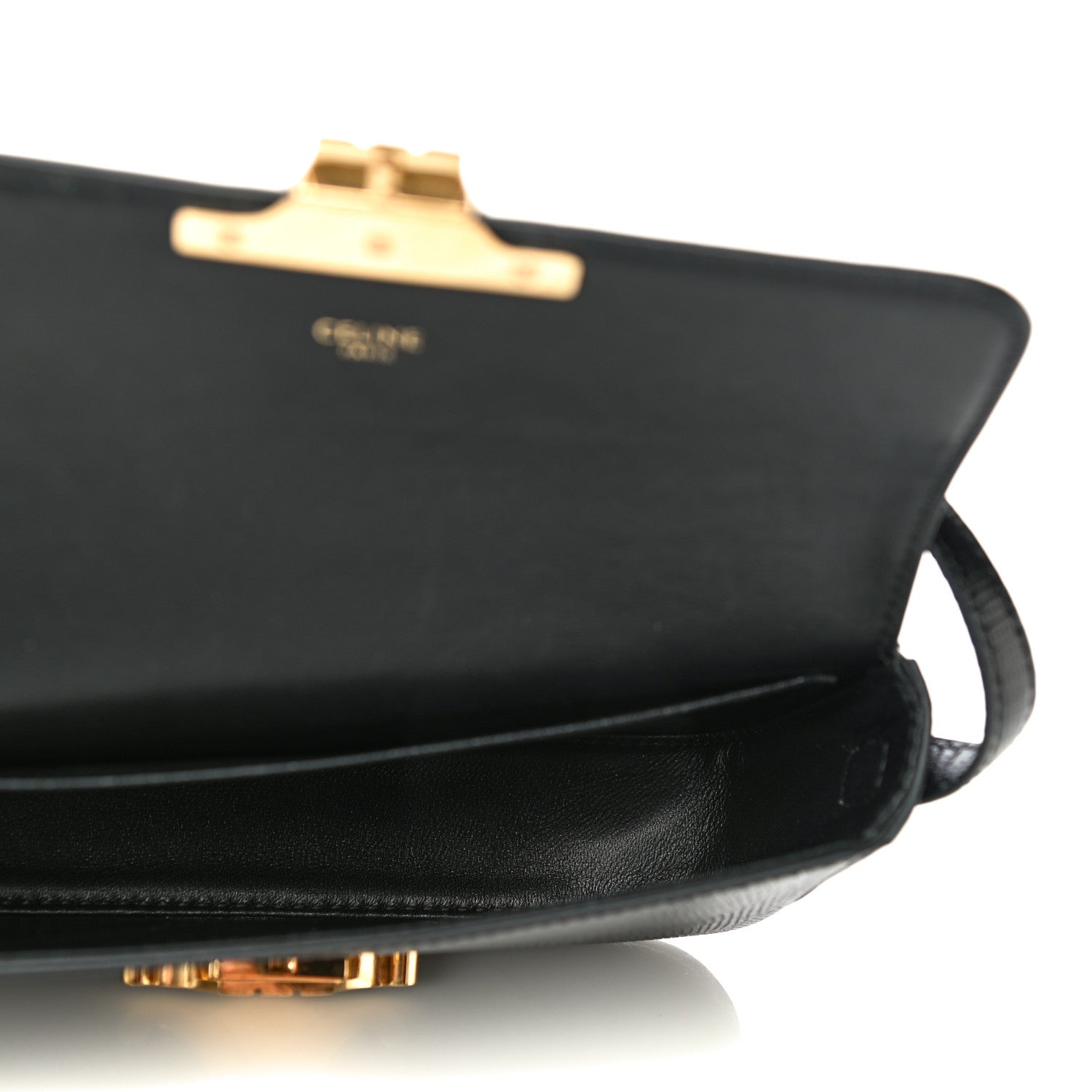 Celine Lizard Mini Triomphe Black 7 of 12