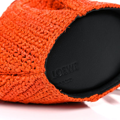 Loewe Raffia Mini Bunny Crossbody Bag Orange 9 of 11