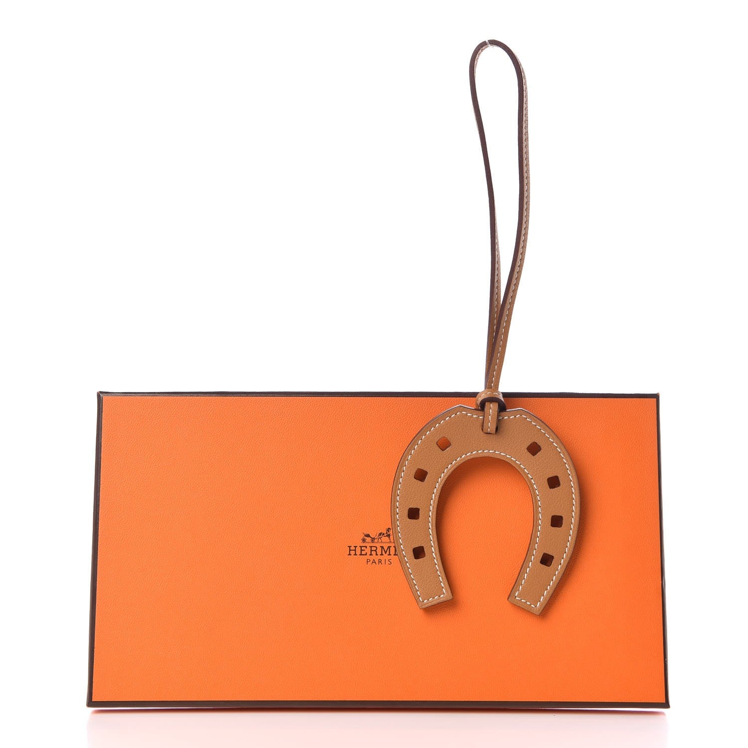 Hermes Swift Paddock Horseshoe Bag Charm Gold 4 of 4