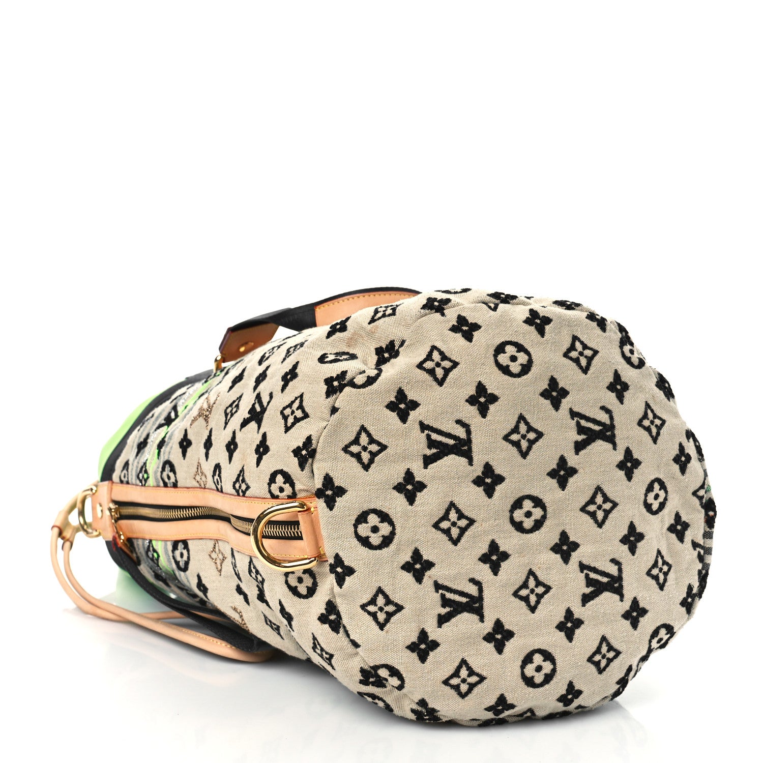 Louis Vuitton Fabric Jacquard Monogram Cheche Gypsy PM Vert 4 of 11