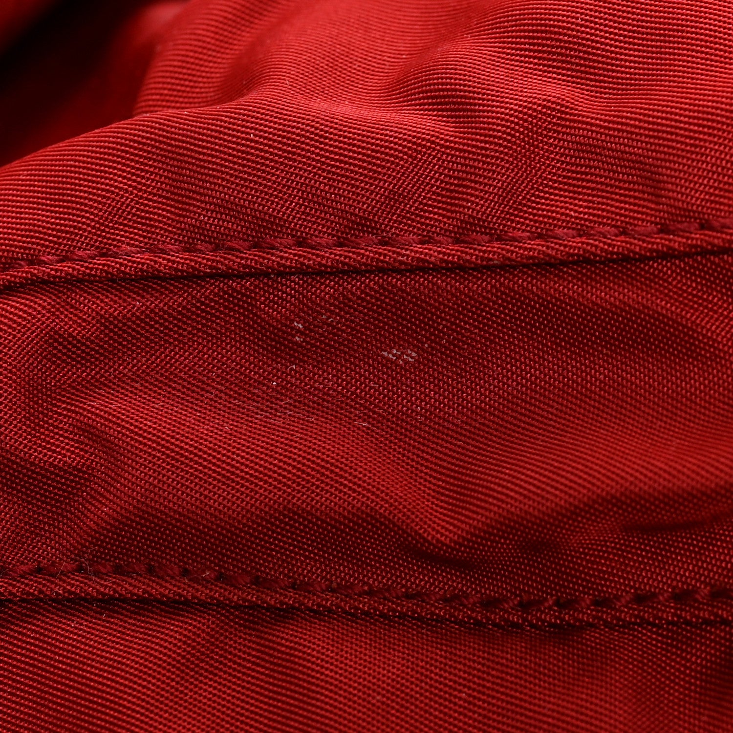 Prada Nylon Vela Small Hunting Bag Cherry 12 of 12
