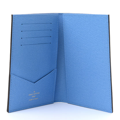 Louis Vuitton Monogram 2021 Christmas Animation China Passport Cover Myosotis Blue 5 of 6