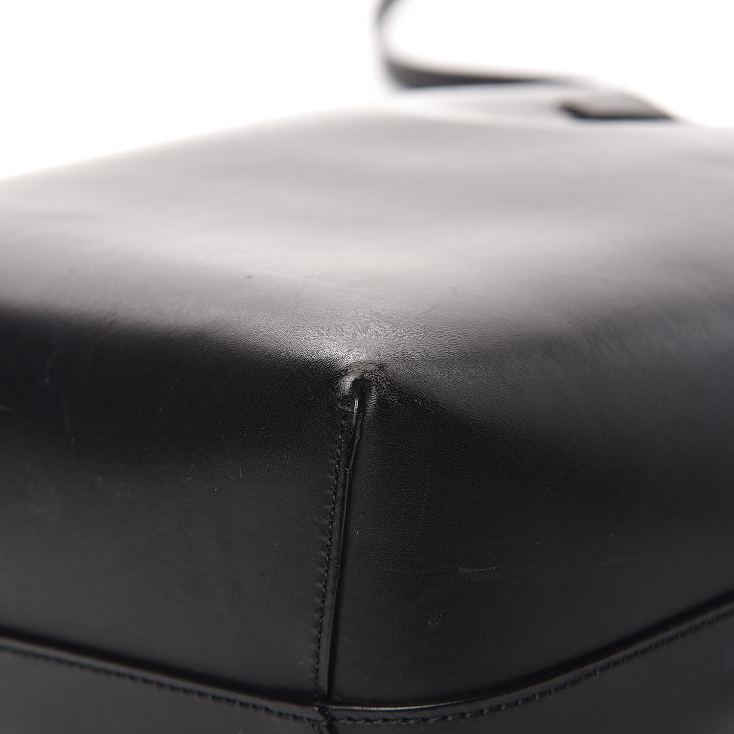 Mansur Gavriel Vegetable Tanned Calfskin Mini Bucket Bag Black Flamma 18 of 21