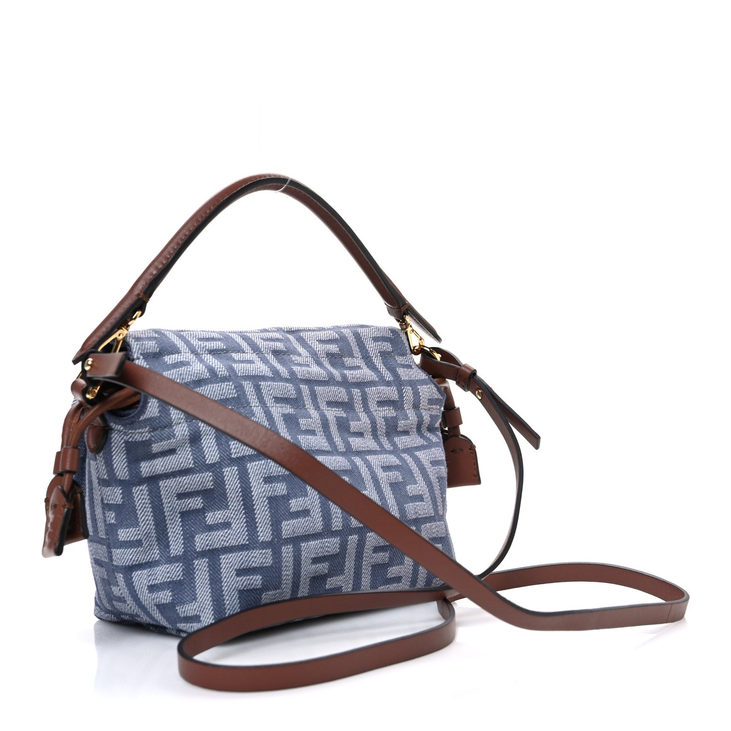 Denim Small Mamma Baguette Blue