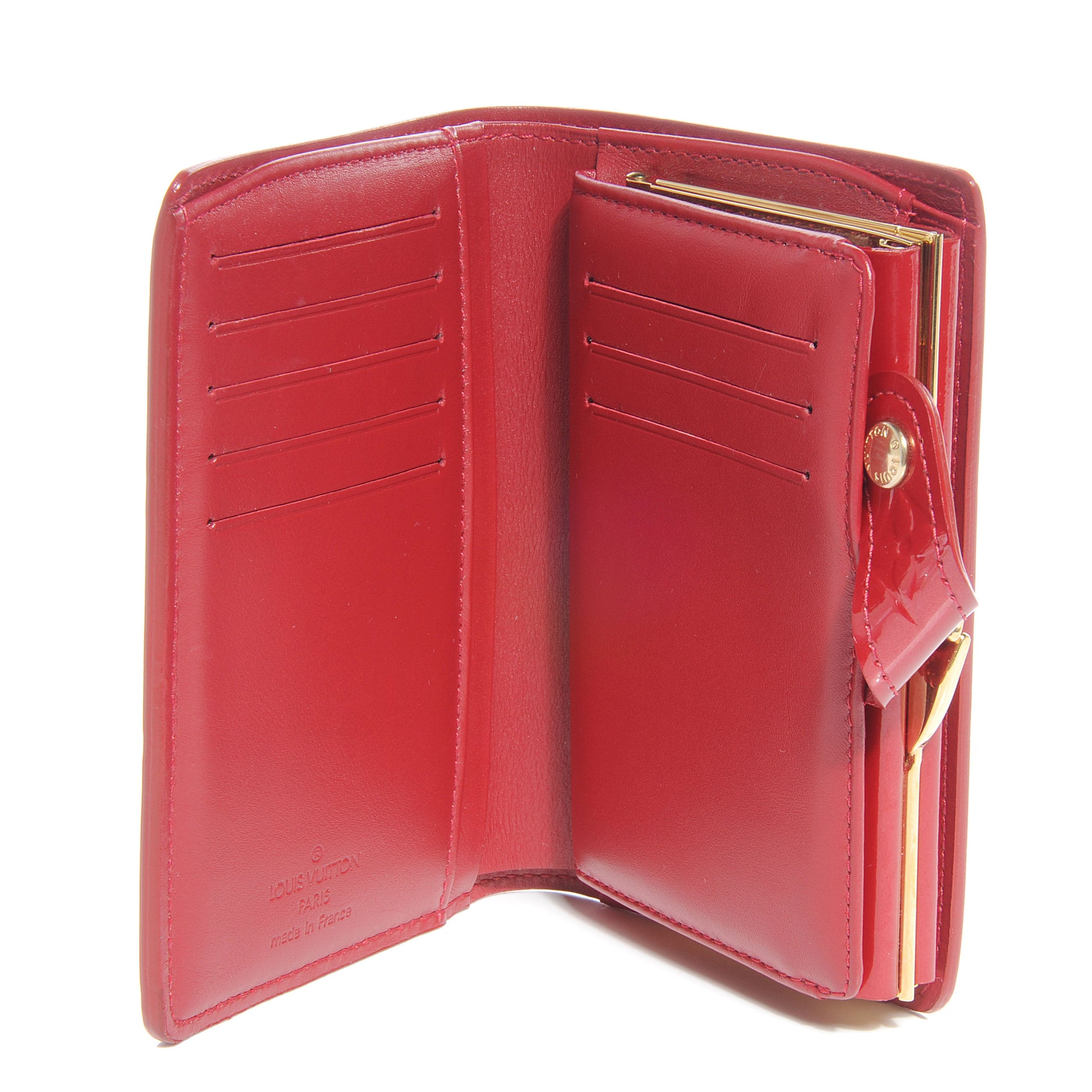 Louis Vuitton Vernis French Purse Wallet Pomme D'Amour 4 of 6
