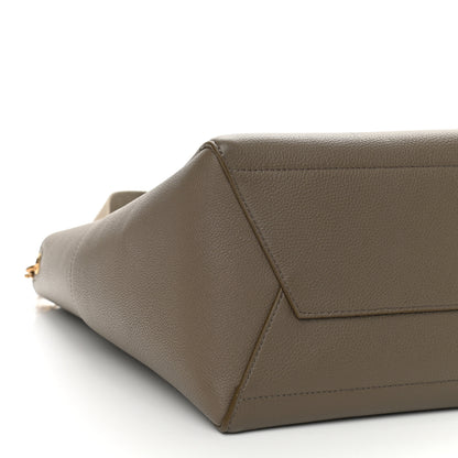 Celine Soft Grained Calfskin Sangle Bucket Bag Taupe 9 of 10