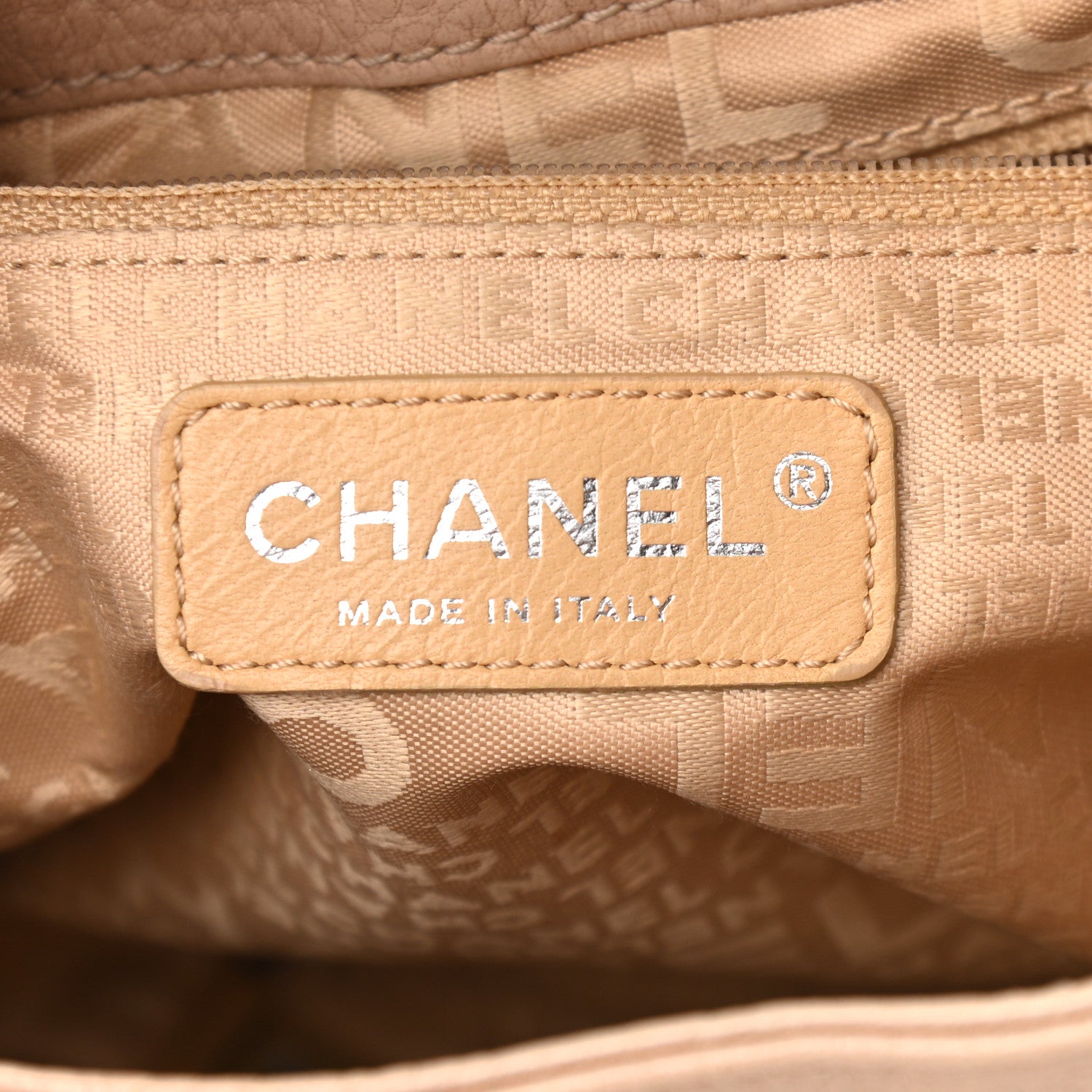 Chanel Calfskin Mademoiselle Shoulder Bag Beige 5 of 10