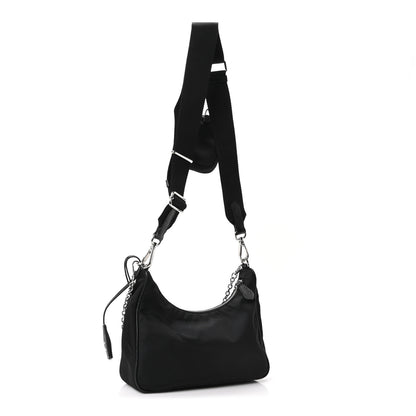 Prada Nylon Re-Edition 2005 Shoulder Bag Black 2 of 10