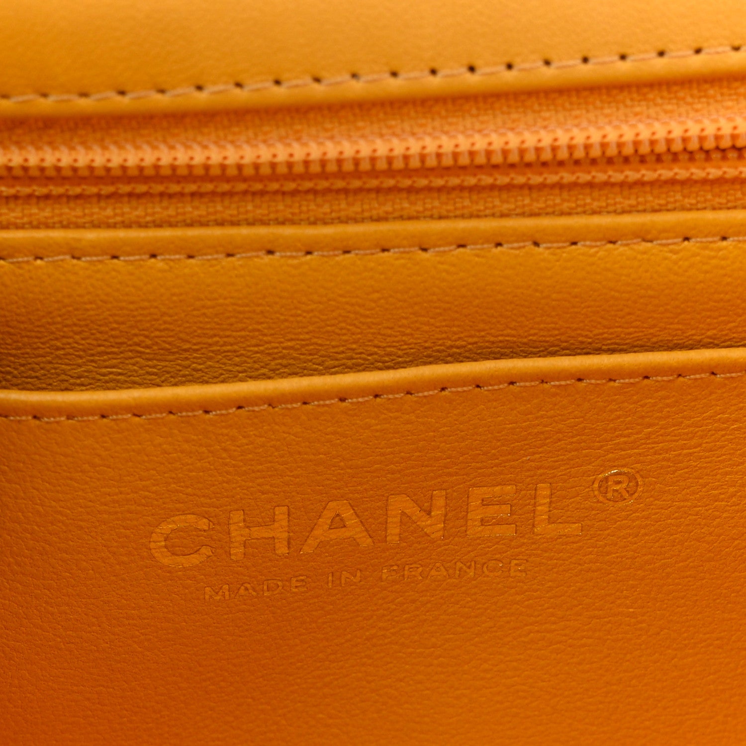 Chanel Lambskin Quilted Mini Top Handle Rectangular Flap Yellow 6 of 11