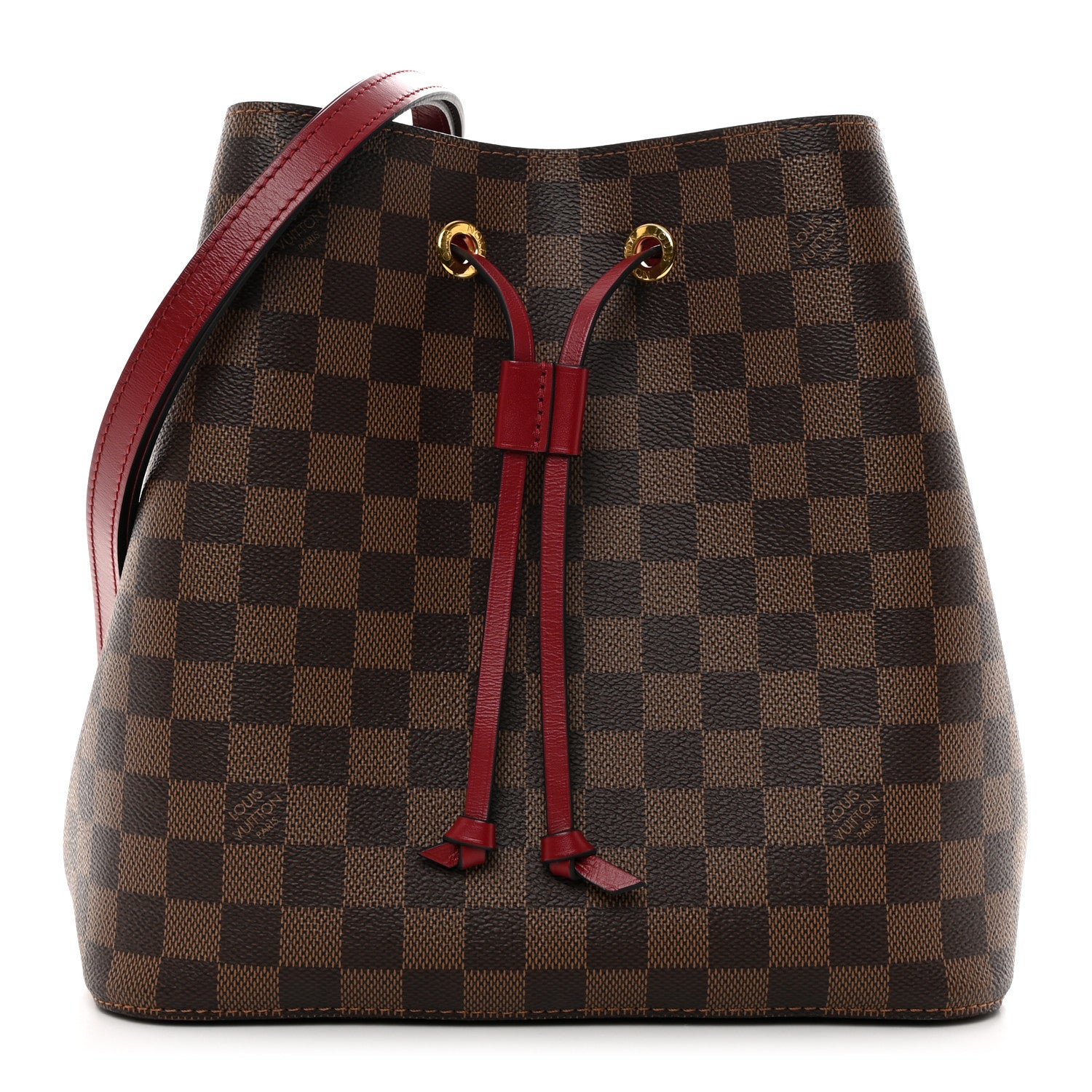 Louis Vuitton Damier Ebene Neonoe MM Cherry Berry 1 of 10