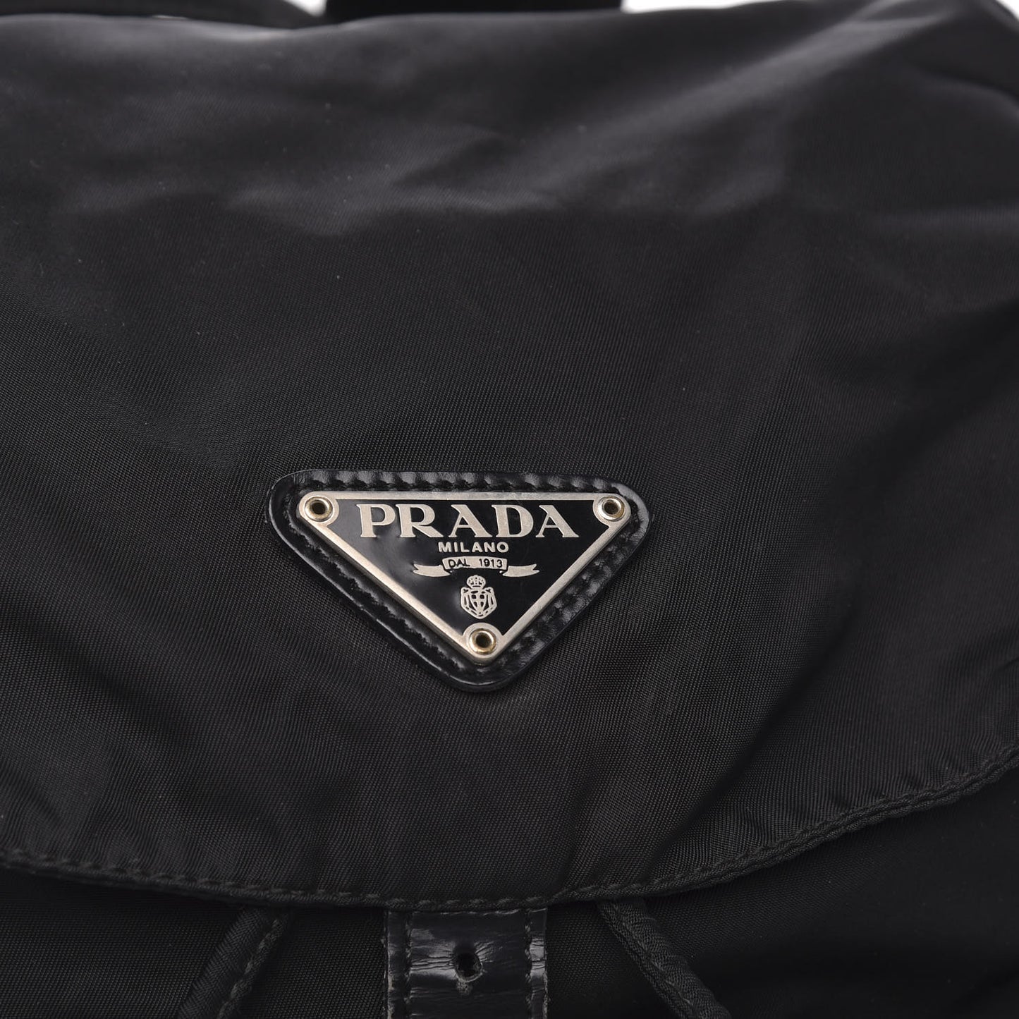 Tessuto Nylon Vela Large Backpack Black