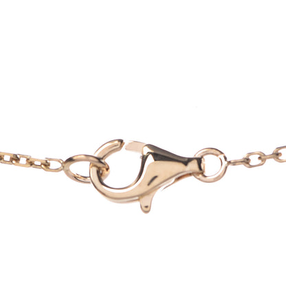 Van Cleef & Arpels 18K Yellow Gold Mother of Pearl Vintage Alhambra Pendant Necklace 5 of 7