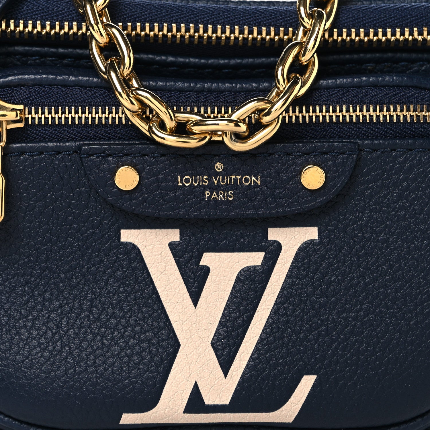 Louis Vuitton Empreinte Monogram Giant Mini By The Pool Bumbag Navy Creme 7 of 9