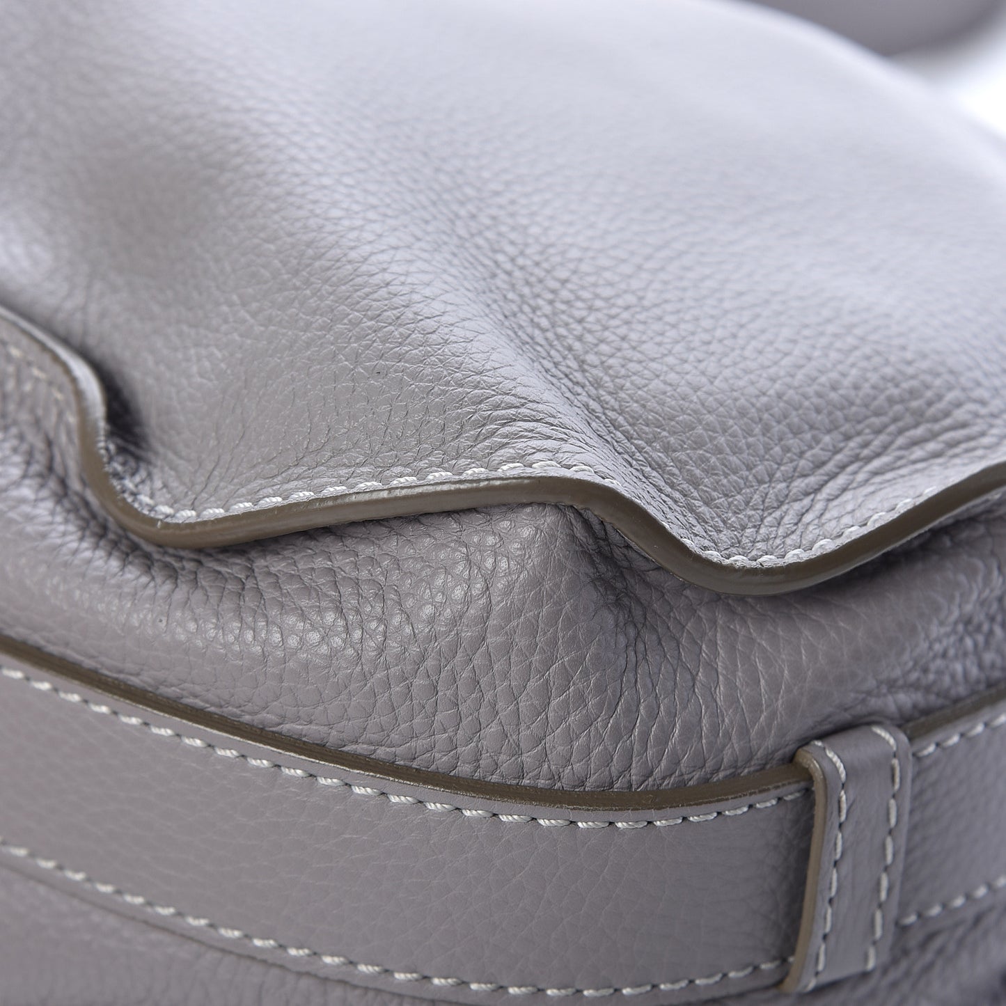 Calfskin Medium Marcie Round Crossbody Bag Cashmere Grey
