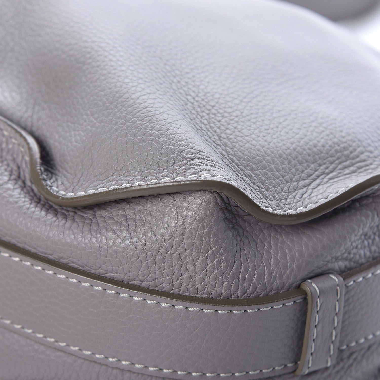 Chloe Calfskin Medium Marcie Round Crossbody Bag Cashmere Grey 13 of 15