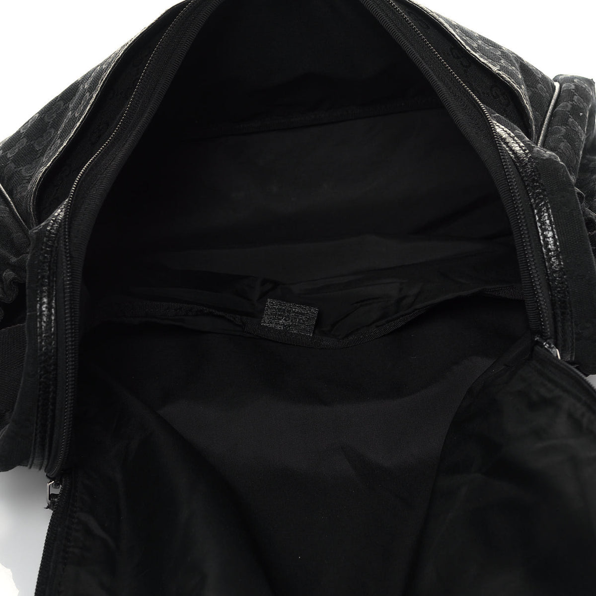 Monogram Large Diaper Bag Black