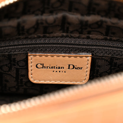 Christian Dior Calfskin Cannage Stitched Small East West Lady Dior Camel 6 of 9