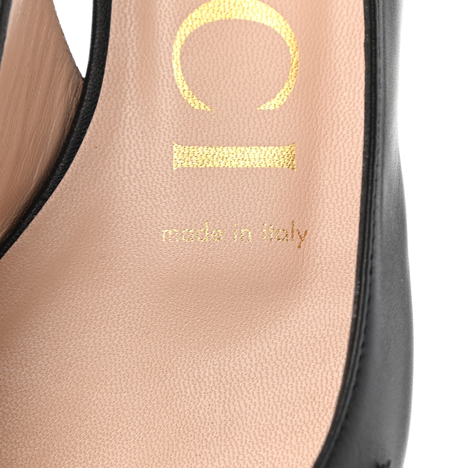 Gucci Malaga Kid Nappa Zumi Slingback Flats 35 Black 7 of 10