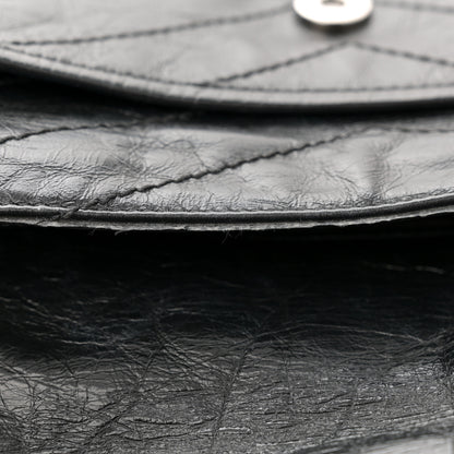 Saint Laurent Crinkled Calfskin Matelasse Monogram Medium Niki Chain Satchel Black 12 of 14