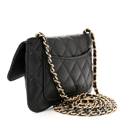 Chanel Caviar Fabric Graffiti Foldable Tote Bag With Chain Black Multicolor 4 of 18