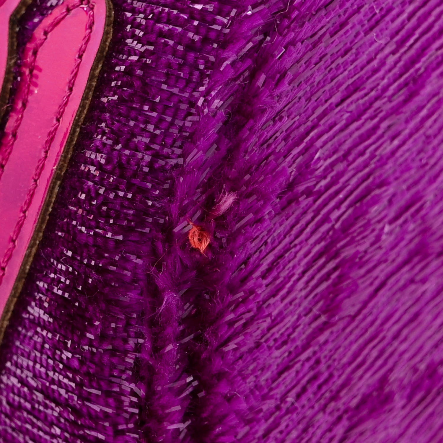 Christian Louboutin Metallic Sequin Marie Jane Bucket Purple 10 of 10