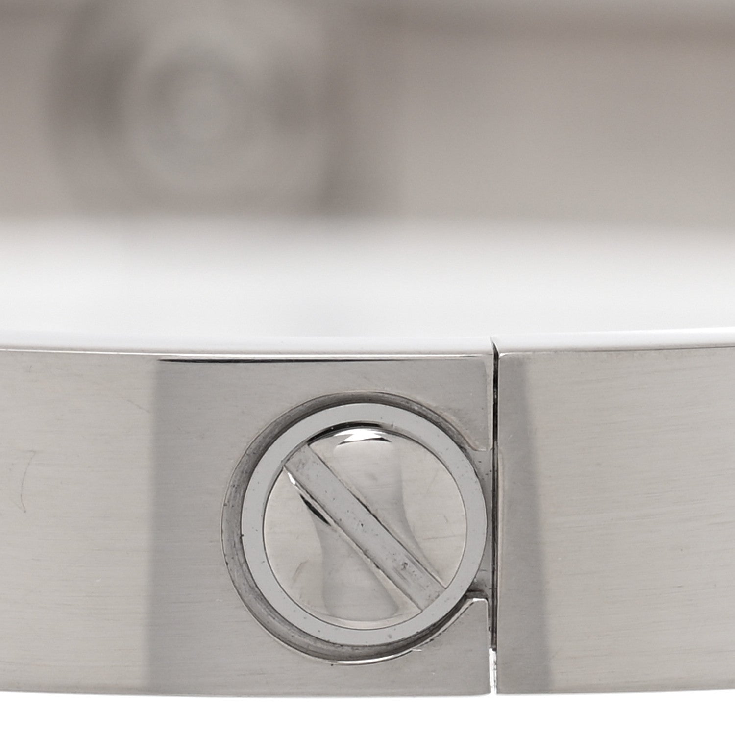 Cartier 18K White Gold LOVE Bracelet 17 6 of 7