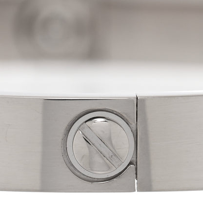 Cartier 18K White Gold LOVE Bracelet 17 6 of 7