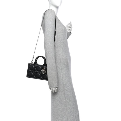 Christian Dior Calfskin Macrocannage Mini Book Tote Black 2 of 12