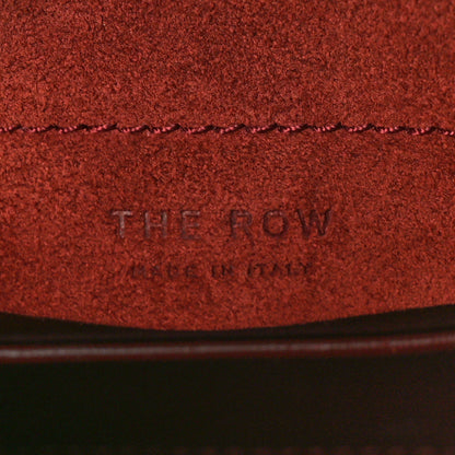 The Row Suede Hunting Bag 7 Dark Vermilion 6 of 9