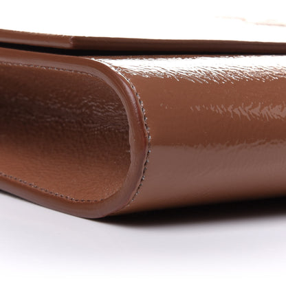 Saint Laurent Textured Patent Calfskin Monogram Large Belle De Jour Nude 9 of 11