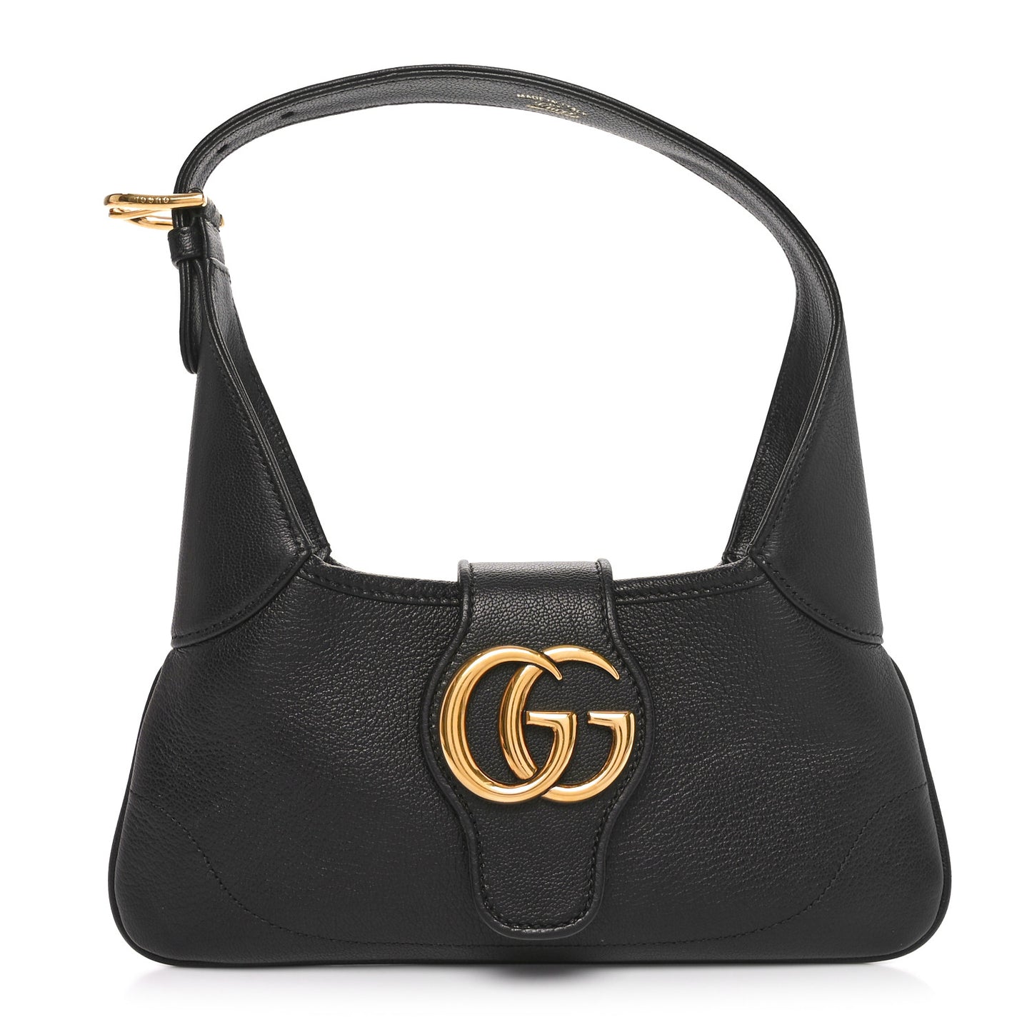 Goatskin Small GG Aphrodite Shoulder Bag Black