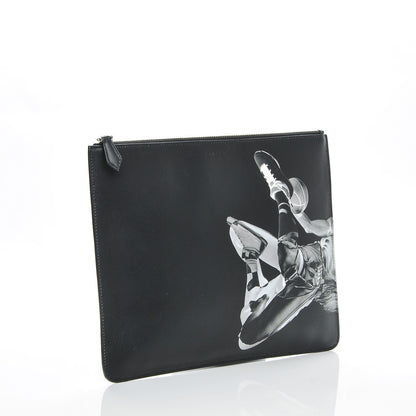 Givenchy Calfskin Large Basketball Player Pouch Black 3 of 7
