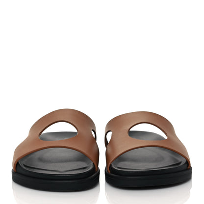 Hermes Calfskin Womens Edith Sandals 39 Naturel 2 of 10