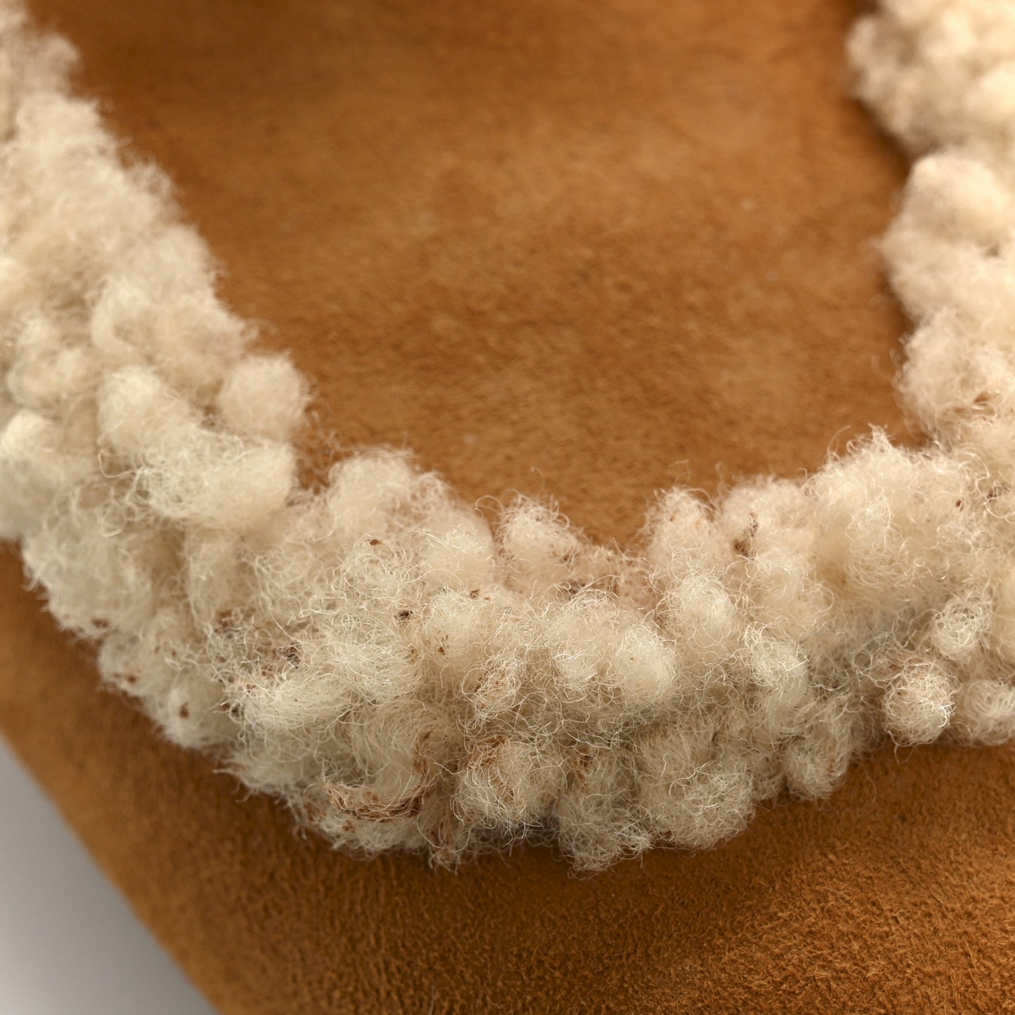 Suede Goatskin Woolskin Womens Oz Mules 37 Naturel