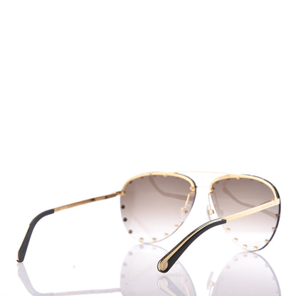 Louis Vuitton The Party Aviator Gradient Sunglasses Z0914U Brown 4 of 7