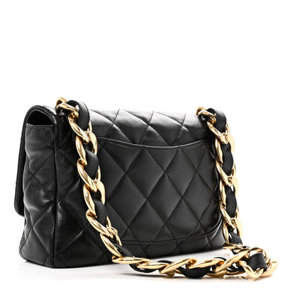 Chanel Lambskin Quilted Large CC Funky Town Flap Black 3 of 10