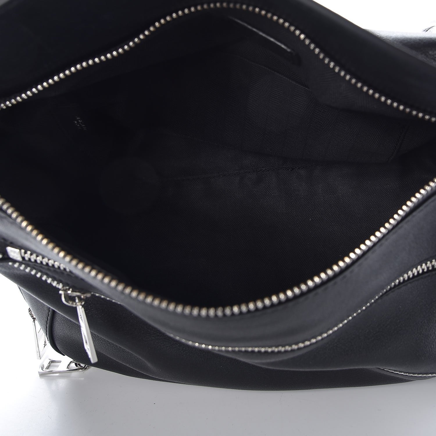 Loewe Calfskin Zipper Puzzle Bag Black 5 of 8